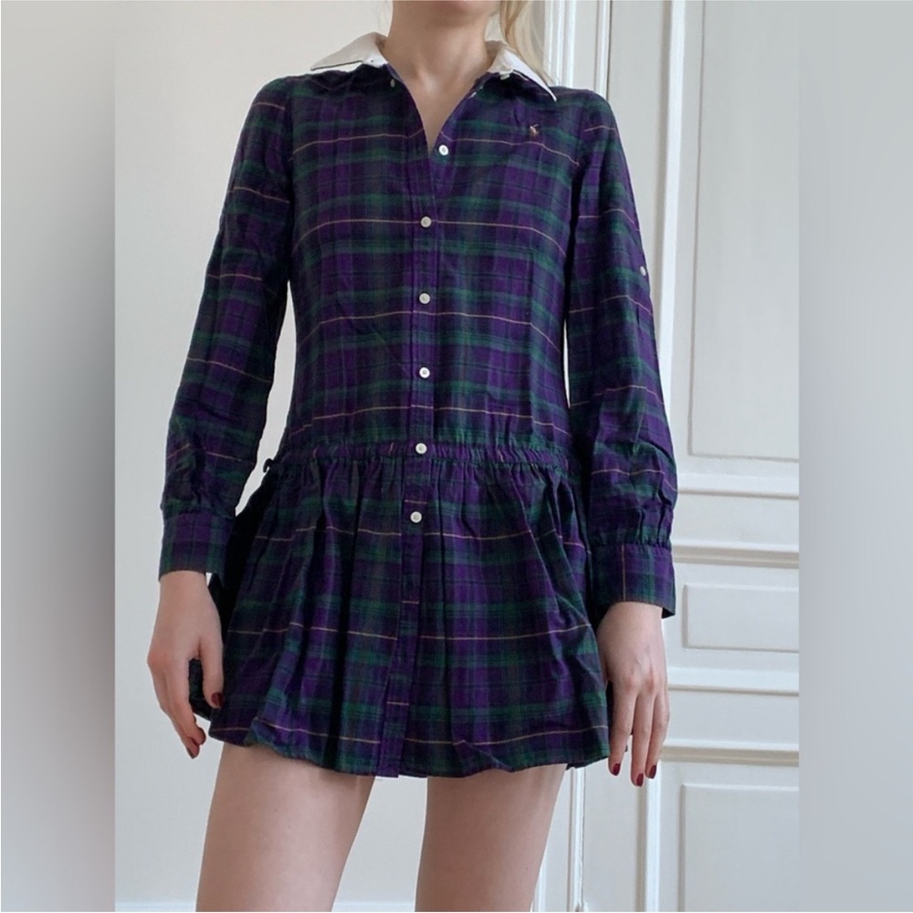 Ralph Lauren Size 10 Plaid Tartan
Purple and Green Dress